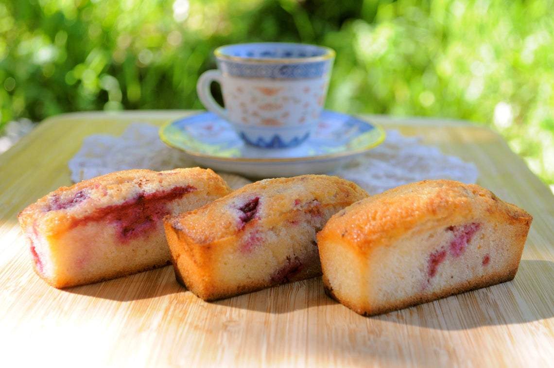6 Raspberry Tea Cakes Financier-Snacking-ZAM ARTISAN CHOCOLATES