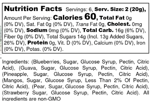 Box of 12 Pâte de Fruits - Zam Artisan Chocolates