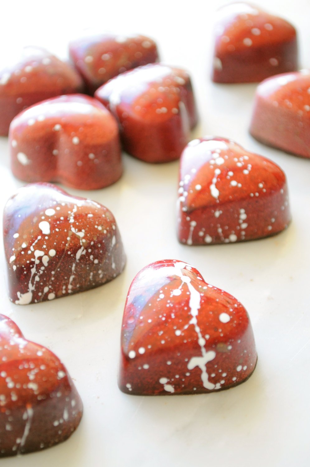 Box of 9 Raspberry Chocolate Truffles-Chocolates-ZAM ARTISAN CHOCOLATES