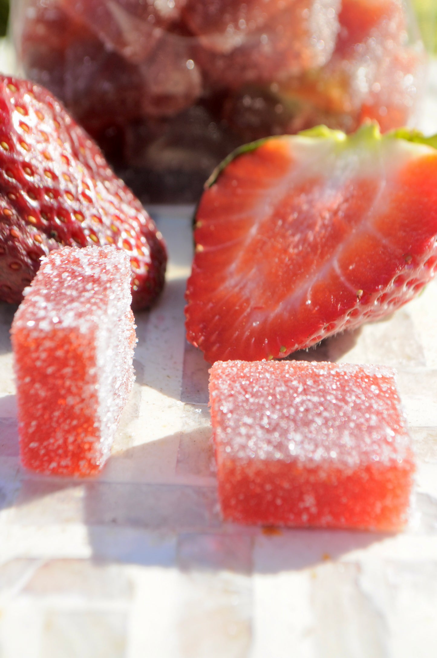 Strawberry Pâte de Fruits