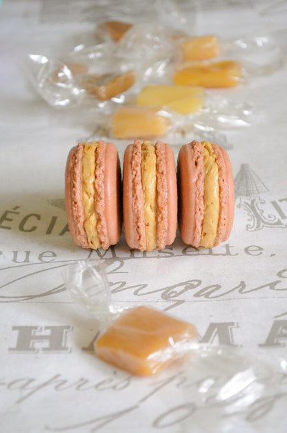 20 pieces Salted Caramel French Macarons-Macarons-ZAM ARTISAN CHOCOLATES