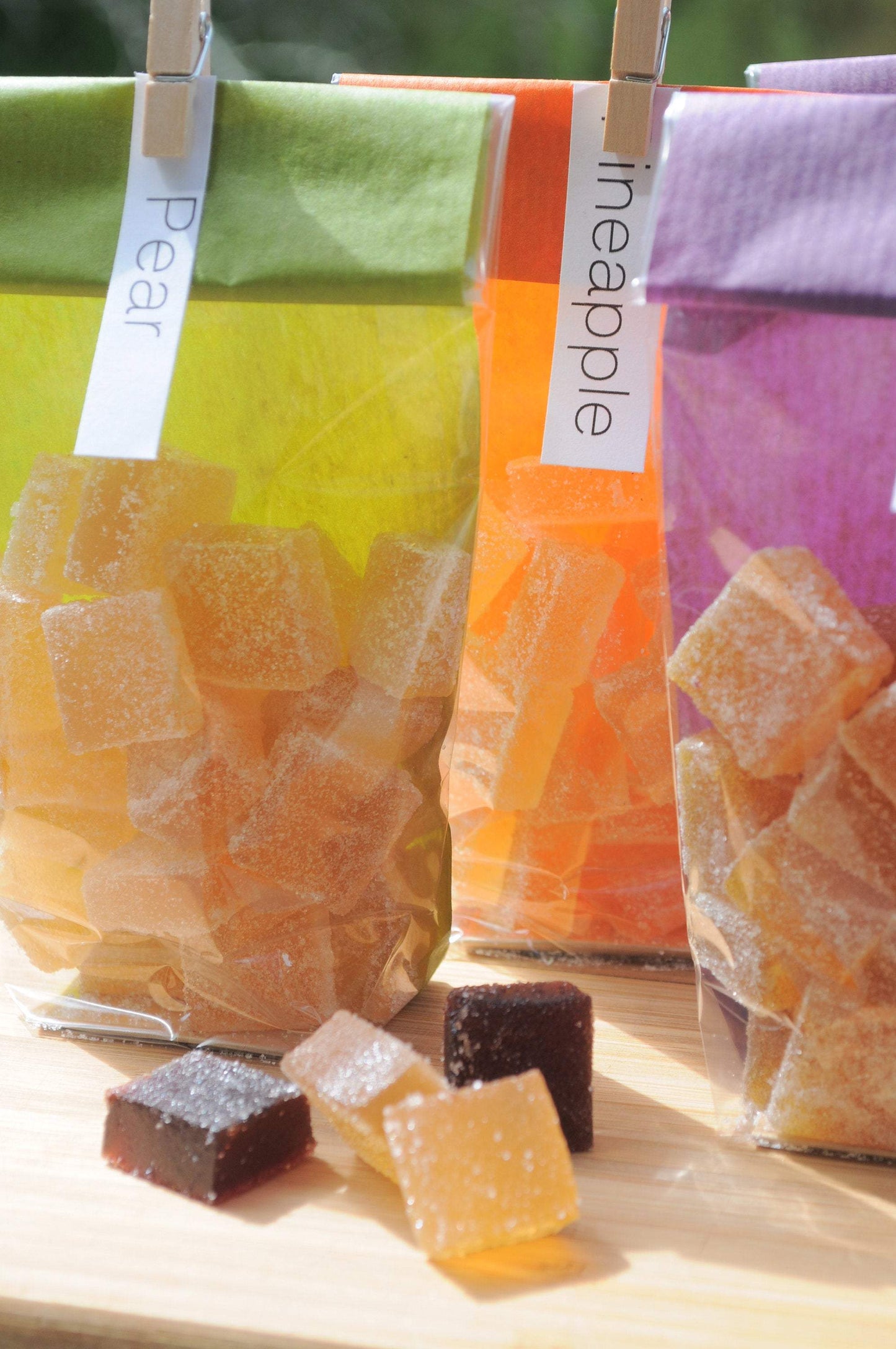 Pate de Fruit, Choose your flavor, French Jelly candy, Artisan candy made with real fruit, Gluten free, Vegan, Gift-ZAM ARTISAN CHOCOLATES
