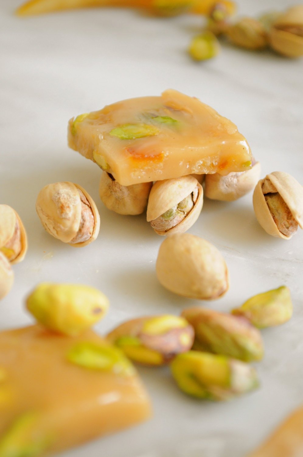 Pistachio Orange-Caramels-ZAM ARTISAN CHOCOLATES